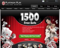 Platinum Play Casino verkkosivusto