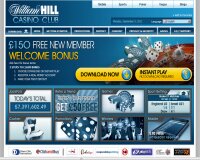 William Hill Casino Club verkkosivusto